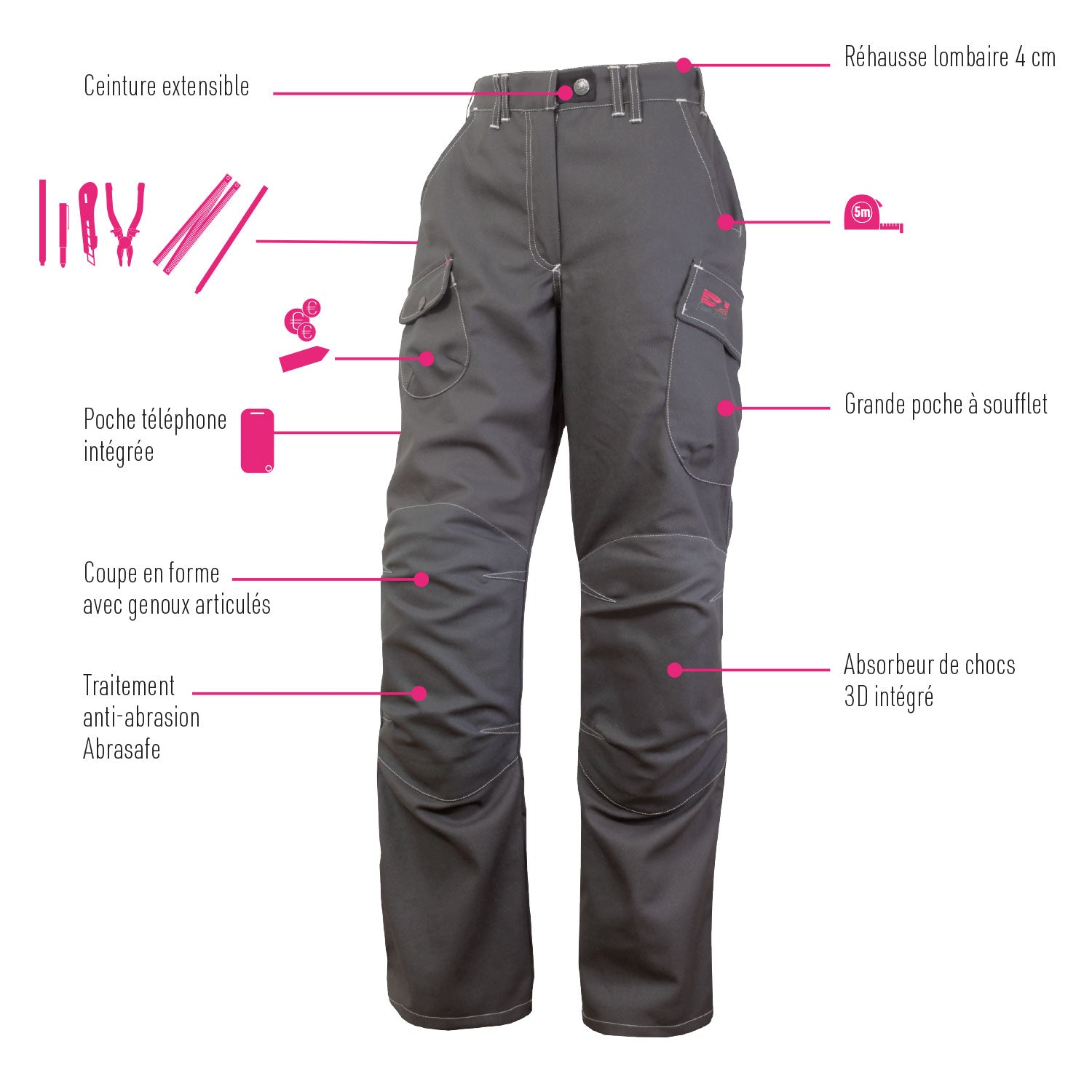 Pantalon Bosseur HARPOON Multi femme -