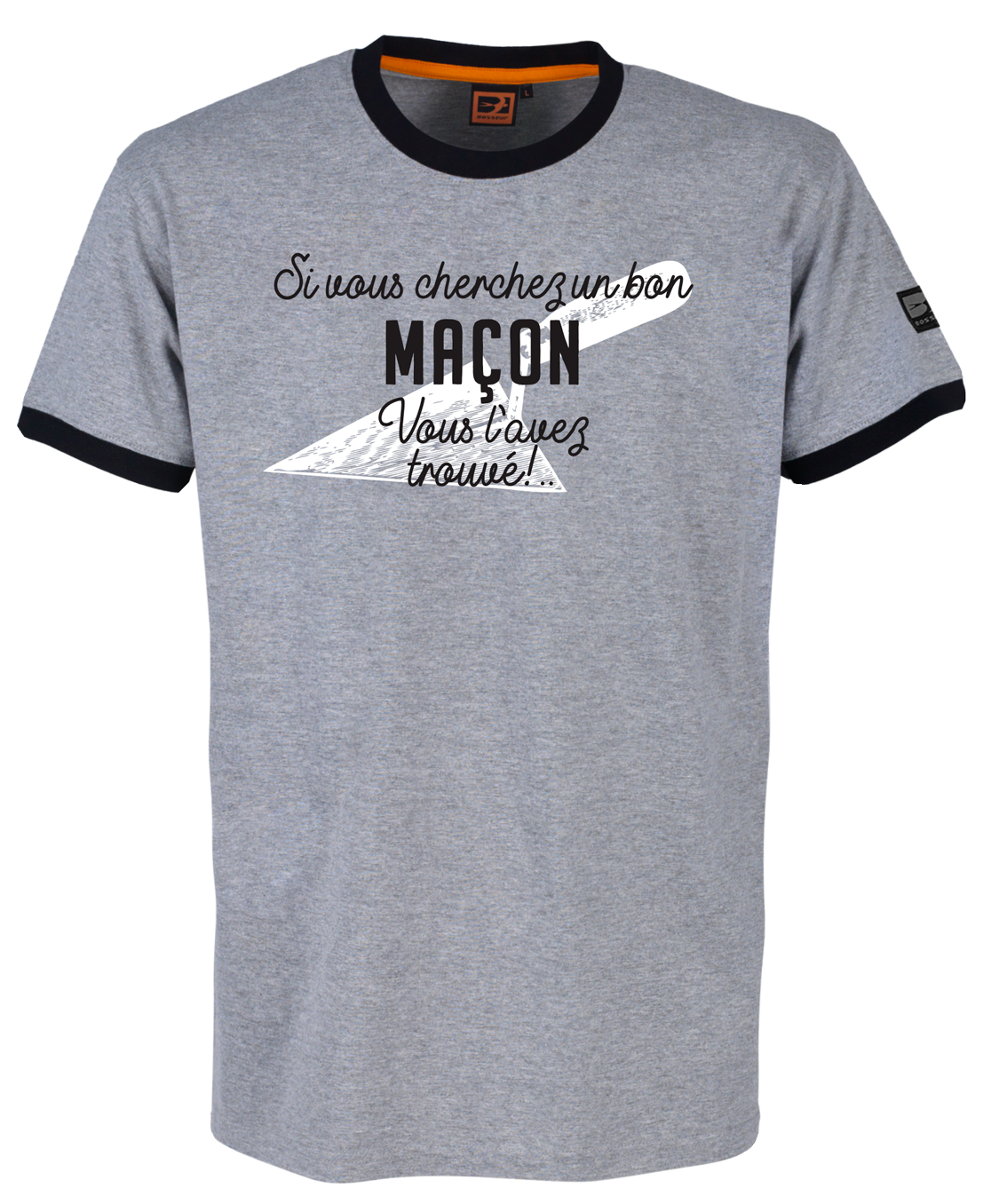 Tee-shirt Bosseur Métier Maçon -
