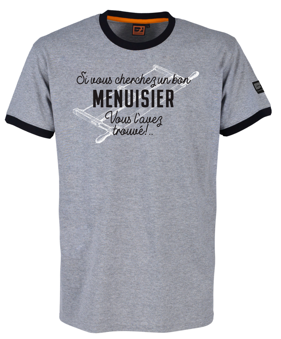 Tee-shirt Bosseur Métier Menuisier -