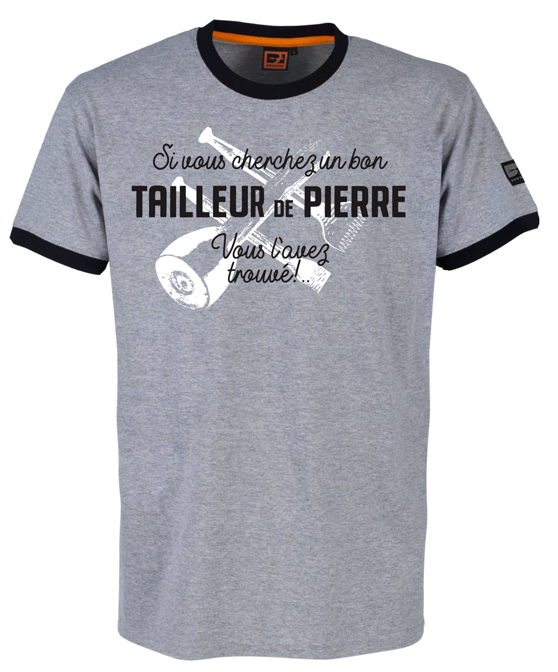 Tee-shirt Bosseur Métier Tailleur de pierre -