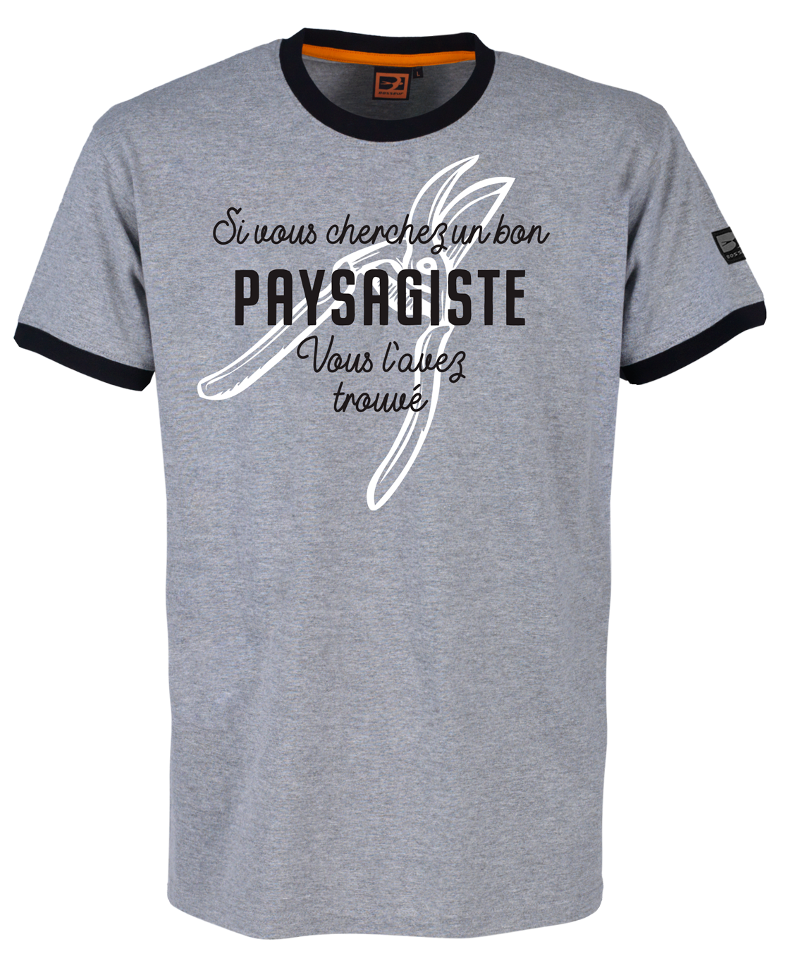 Tee-shirt Bosseur Métier Paysagiste -