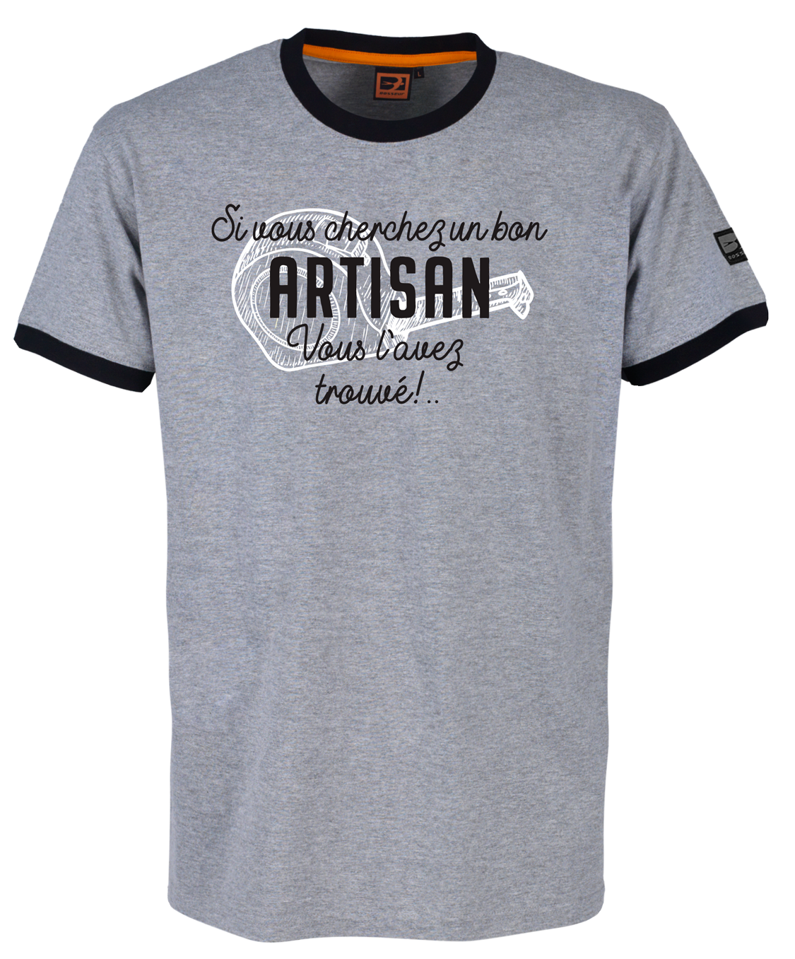Tee-shirt Bosseur Métier Artisan -