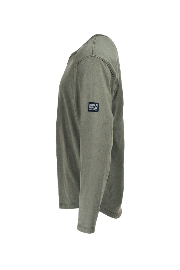 Tee-shirt manches longues BOSSEUR Henley -