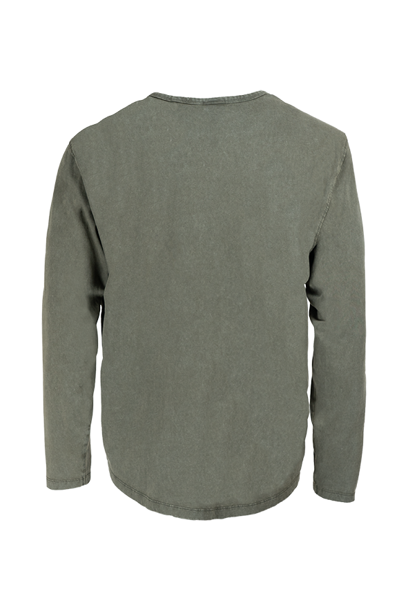 Tee-shirt manches longues BOSSEUR Henley -