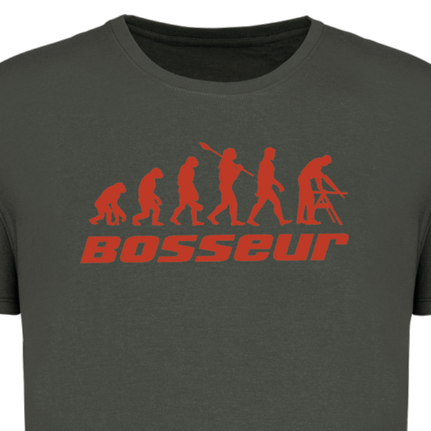 Lot 2 Tee-shirts Bosseur EVO. BOIS -