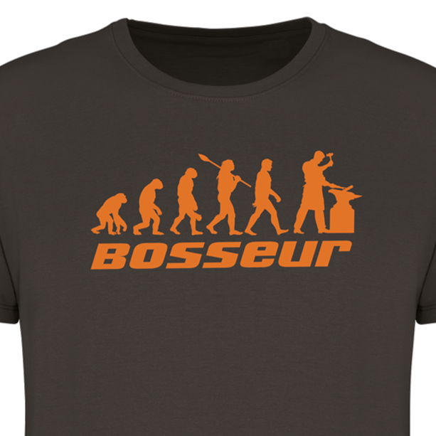 Lot 2 Tee-shirts Bosseur EVO. METAL -
