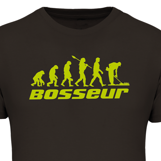 Lot 2 Tee-shirts Bosseur EVO. NATURE -