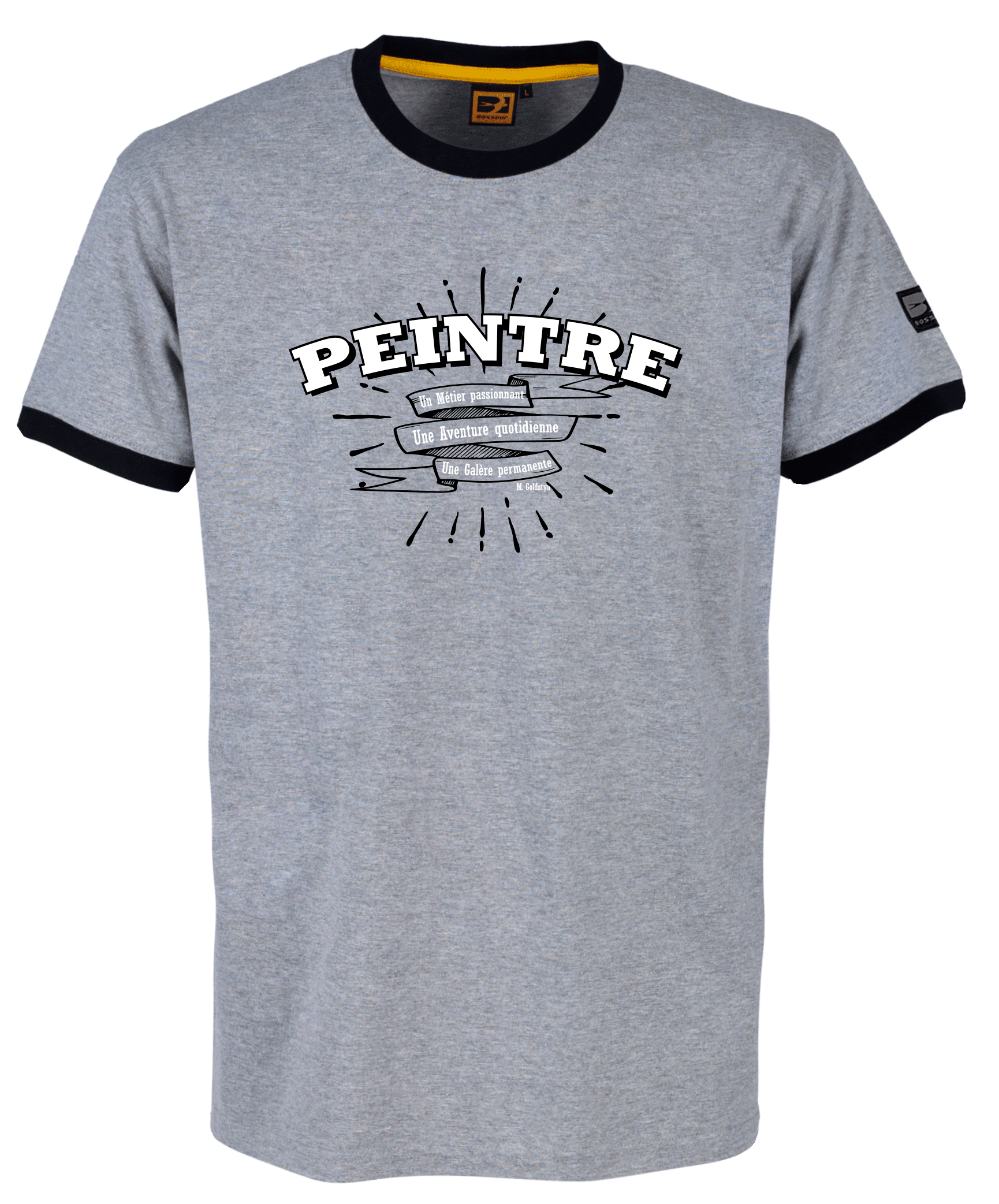 Lot de 2 tee-shirts Bosseur métier Peintre -