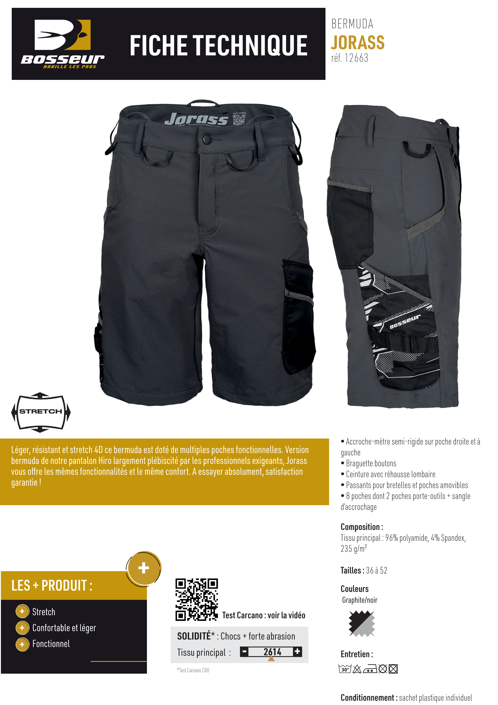 Bermuda BOSSEUR Jorass -