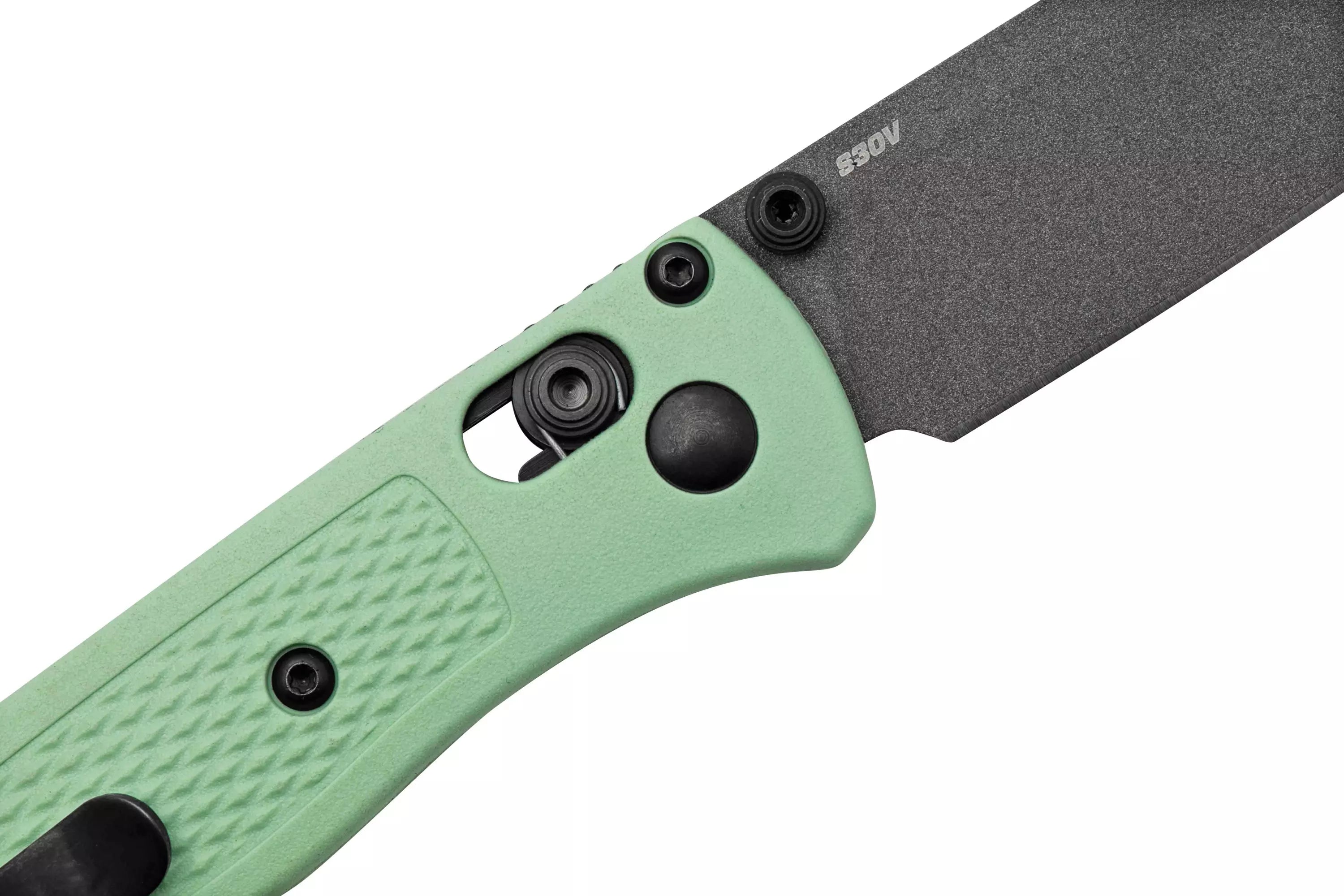 Couteau Mini Bugout Sea Foam 533GY-06 Grivory Vert d'eau BENCHMADE -