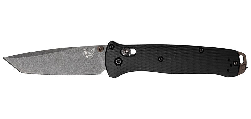 Couteau Bailout Tanto 537GY-03 Manche Aluminium Noir BENCHMADE -