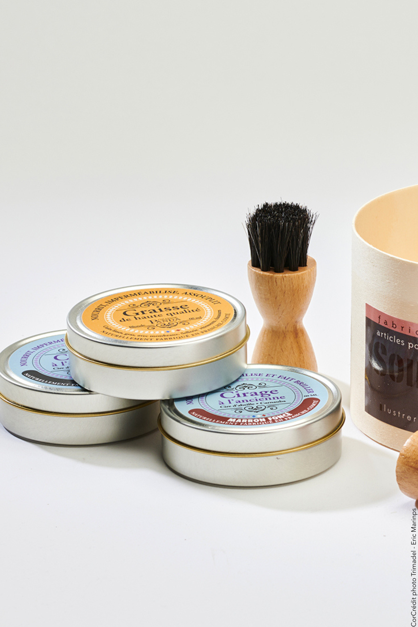 Boîte entretien du cuir - Bois du Jura -