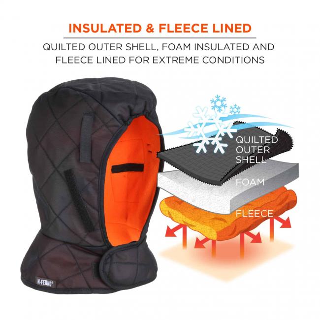 Cagoule de protection pour lhiver Extra long 6867 ERGODYNE -
