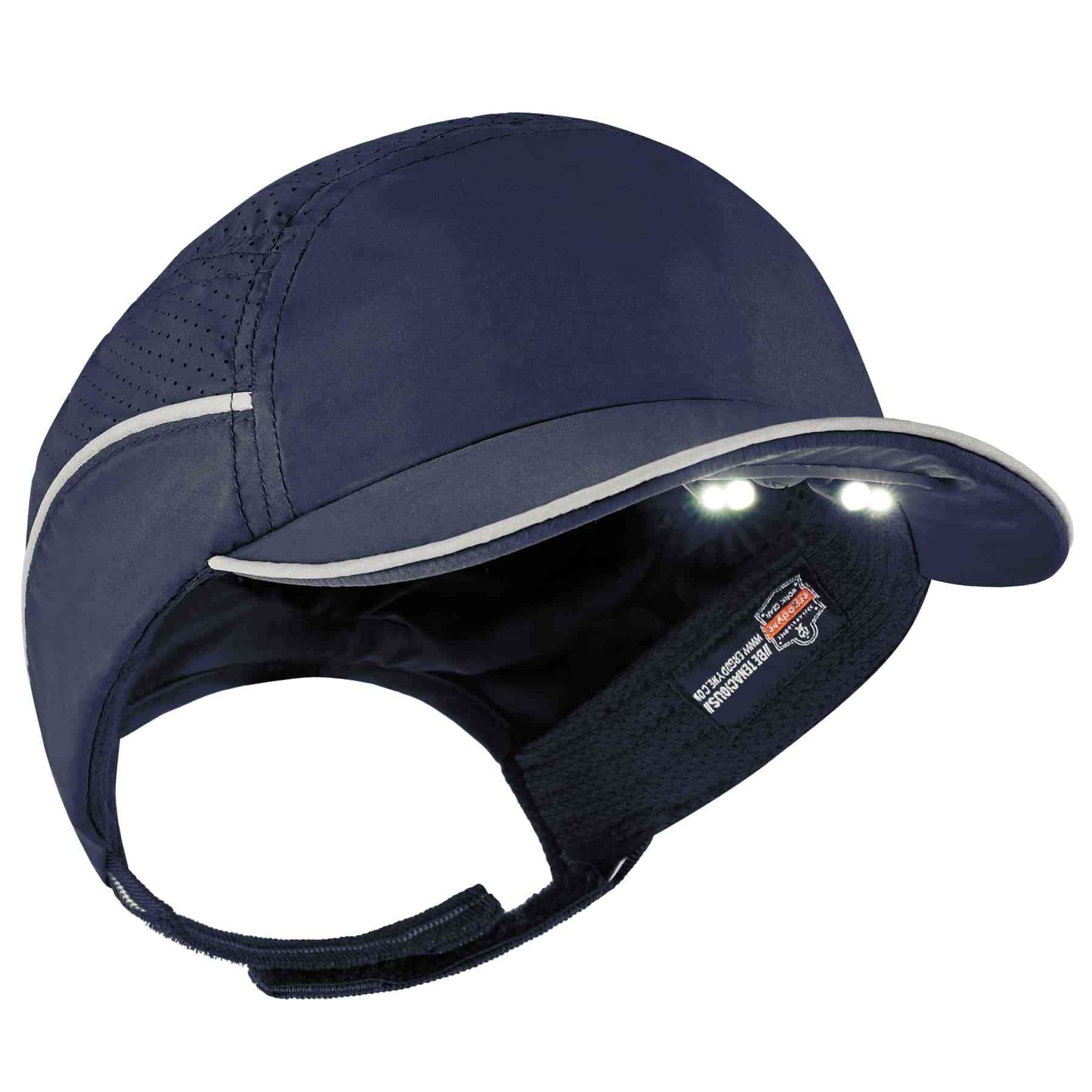 Casquette de sécurité Skullerz 8965 Ergodyne éclairage LED visière courte -