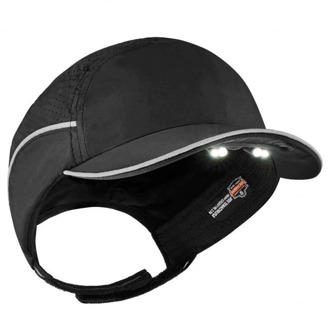 Casquette de sécurité Skullerz 8965 Ergodyne éclairage LED visière longue -
