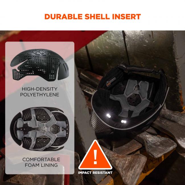 Casquette de sécurité Skullerz 8965 Ergodyne éclairage LED visière courte -