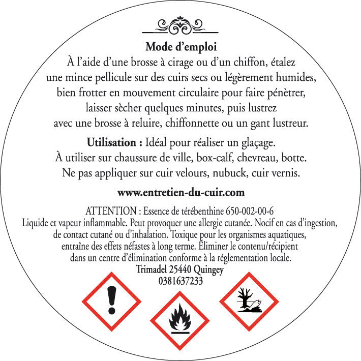 Cirage dur à l'ancienne -