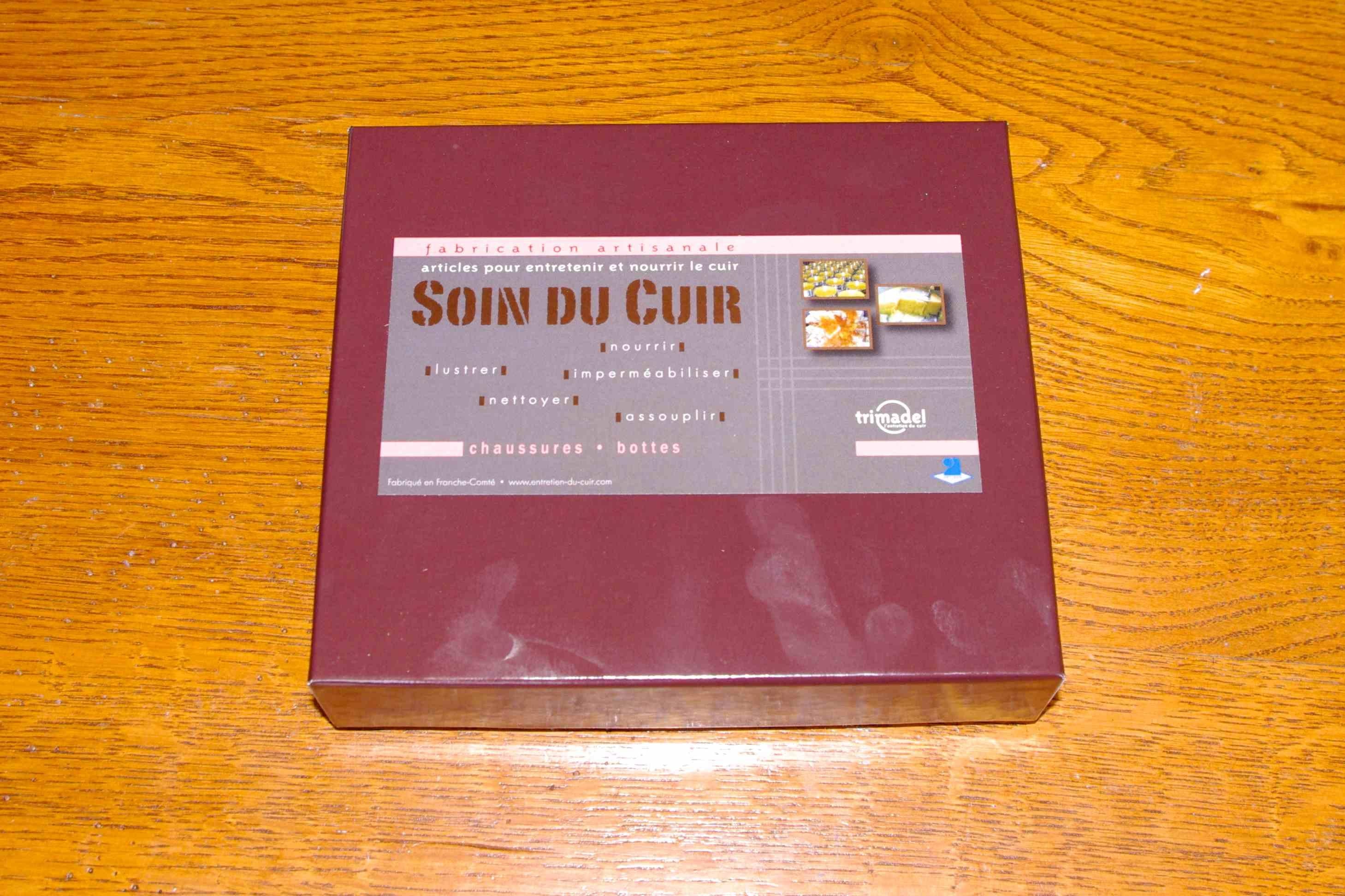 Coffret Entretien Cuir Chaussures Bottes -