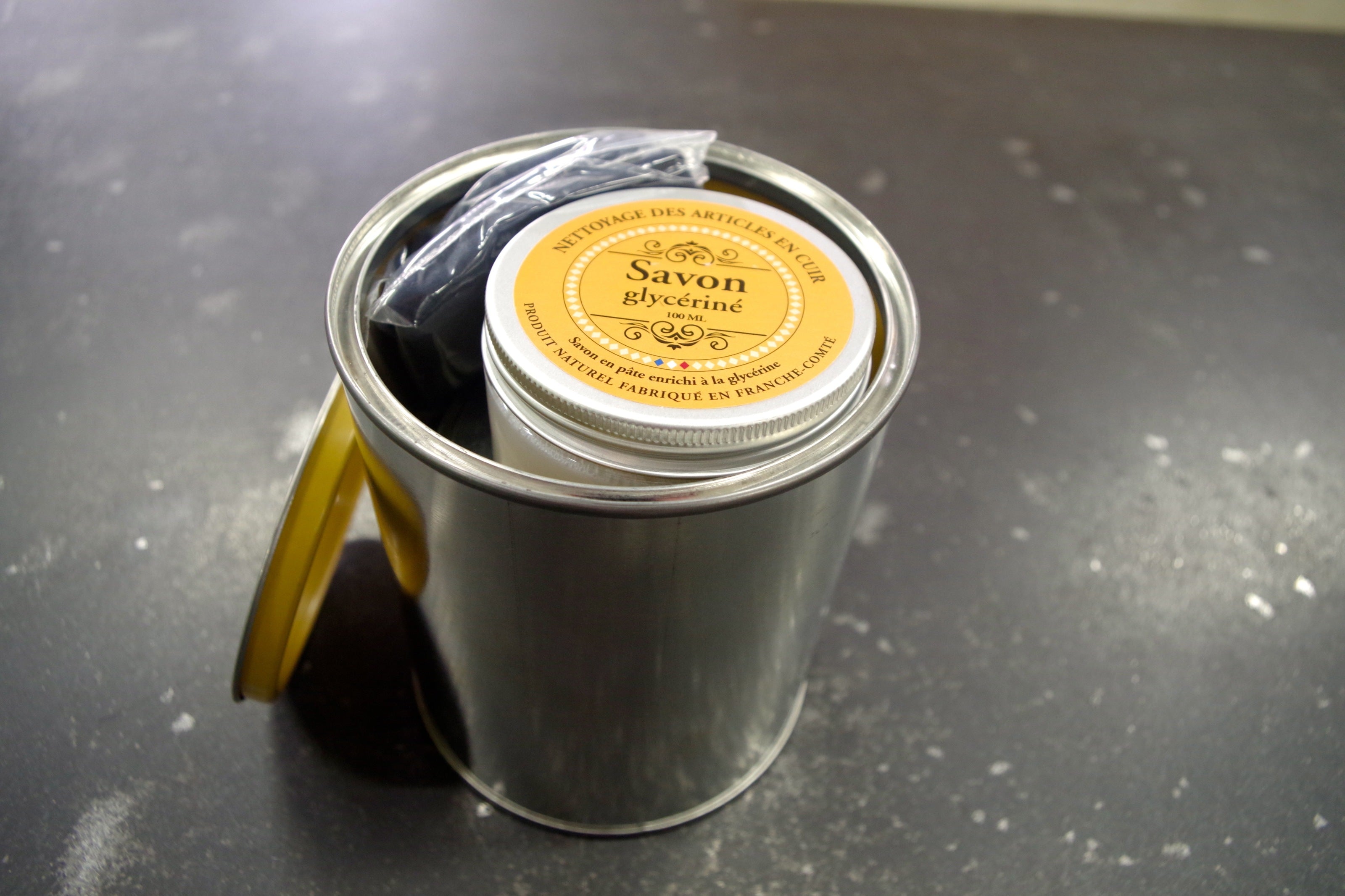 Coffret Entretien Cuir Motard - grand -