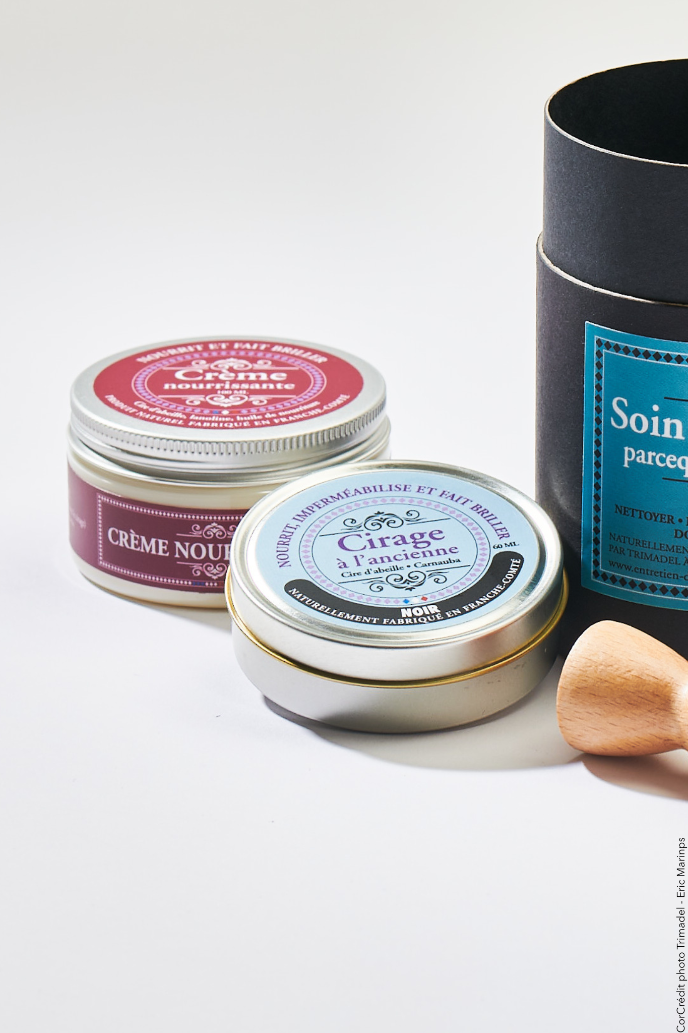 Coffret soin de la Chaussure de travail Cuir Noir -