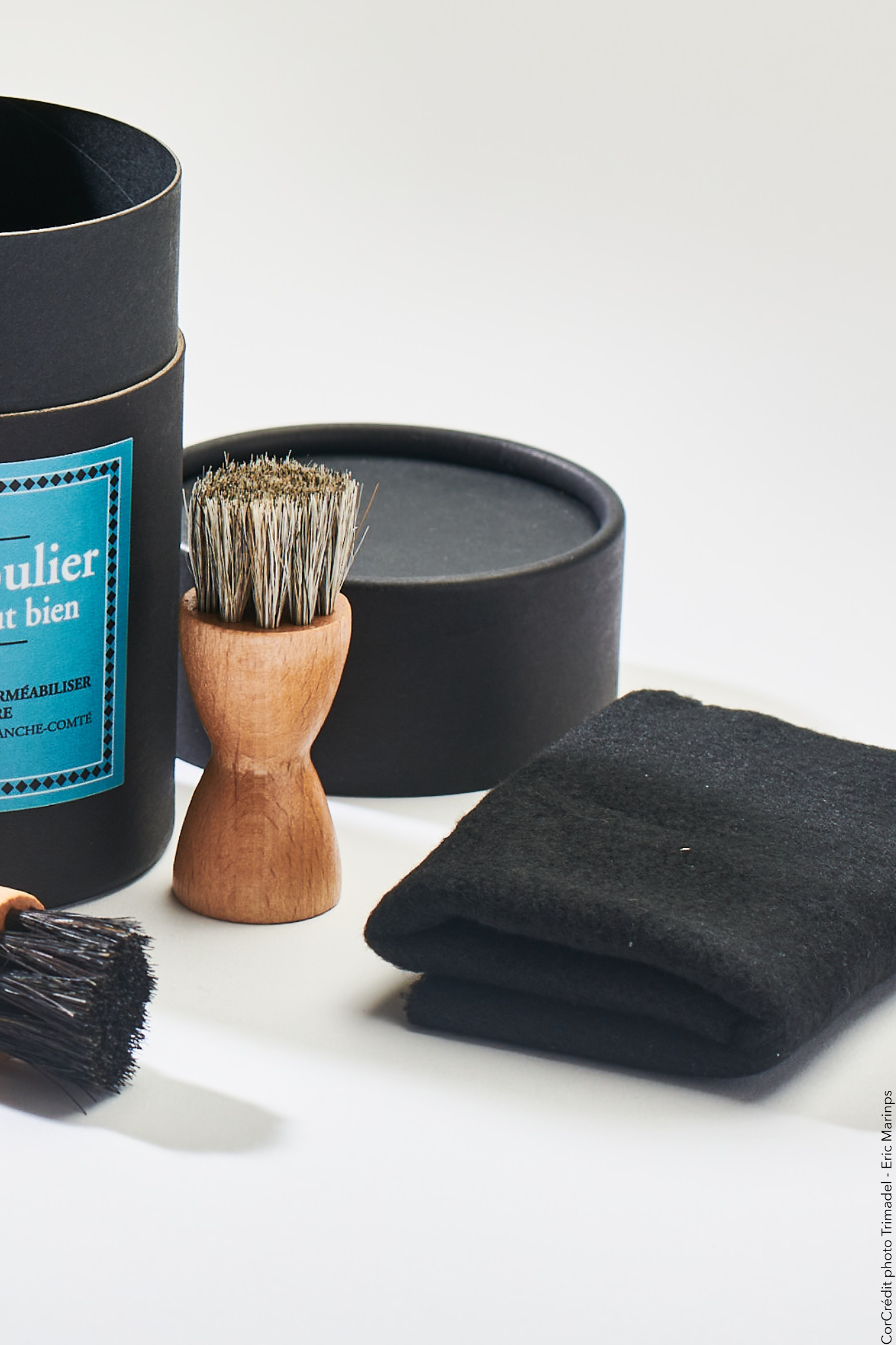 Coffret soin de la Chaussure de travail Cuir Noir -