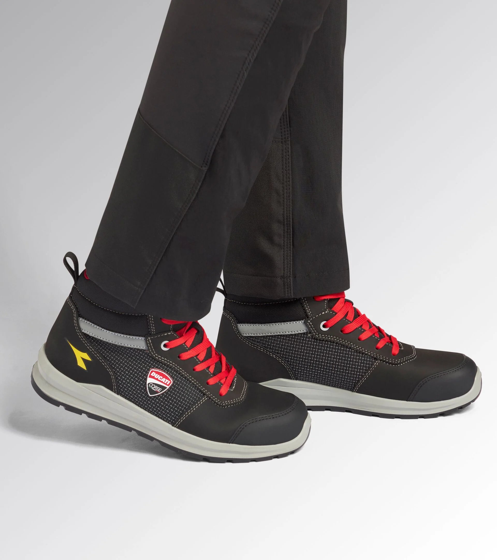 Chaussures de sécurité montantes DIADORA utility x DUCATI corse speedy race mid s3s fo sr sc met free -