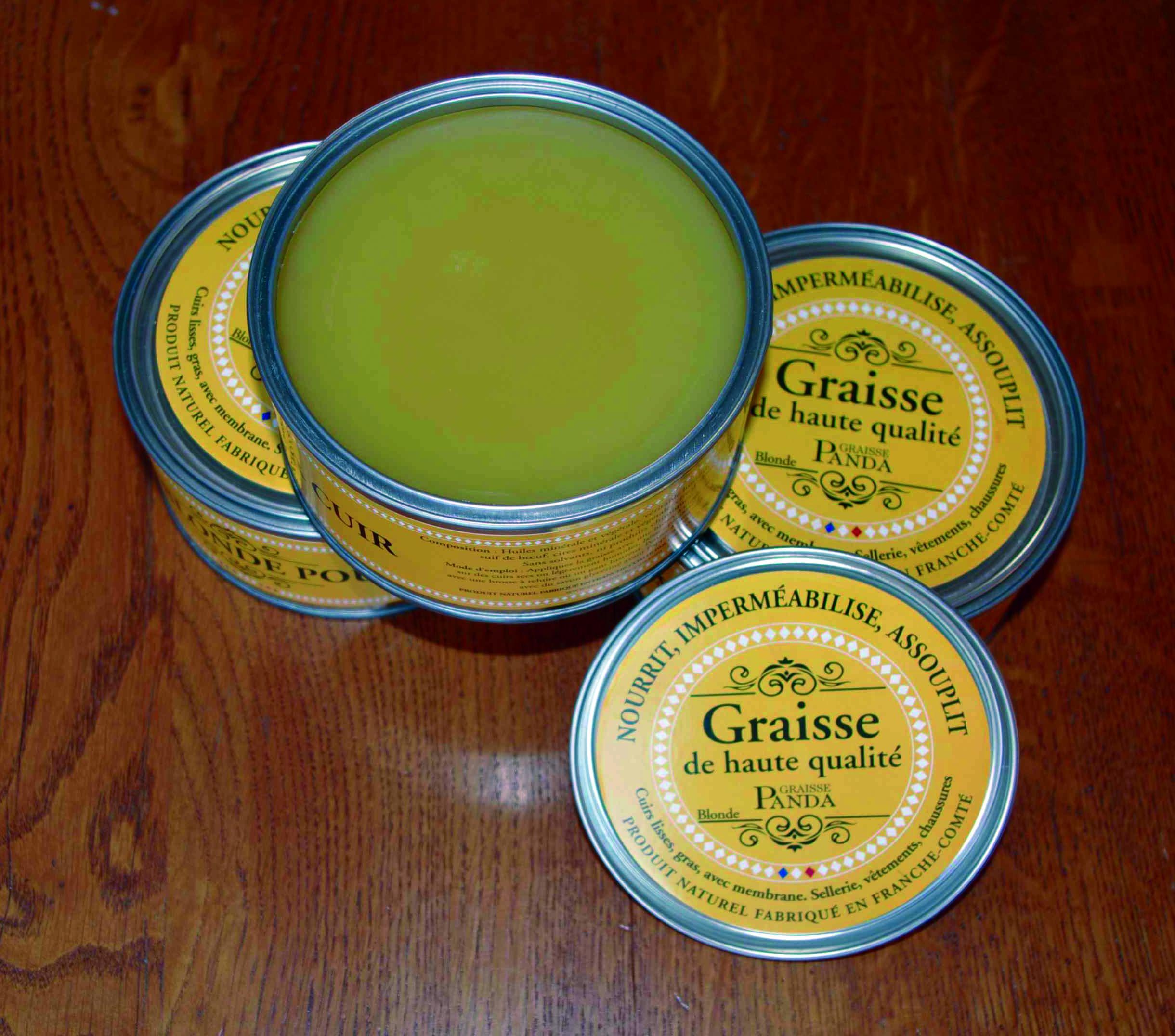 Graisse entretien Cuir Panda -