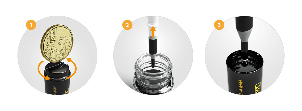 Kit de recharge d'encre pour marqueur PICA Ink & PICA Big Ink 55840-55841-55846 -