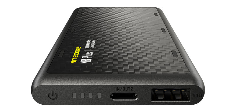 Batterie Externe en Carbone NBPLUS 10 000Amh NCNBPLUS NITECORE -