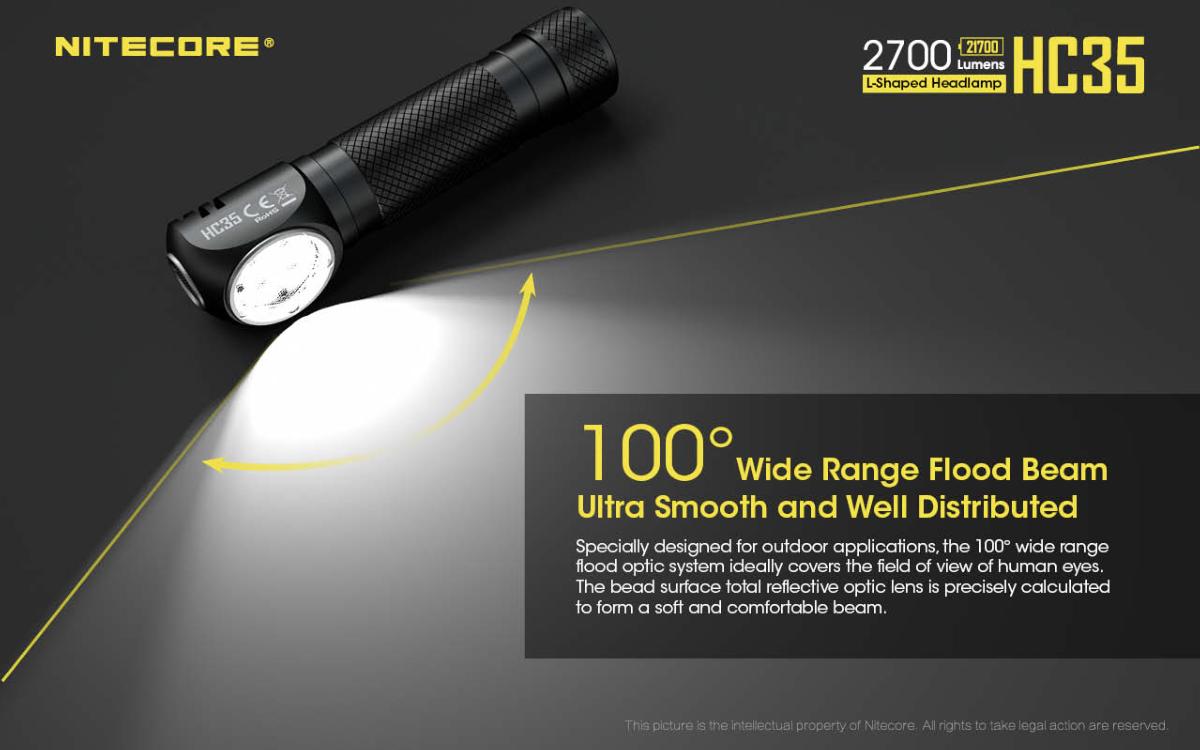 Lampe Frontale HC35 271012Lm NCHC35 NITECORE -