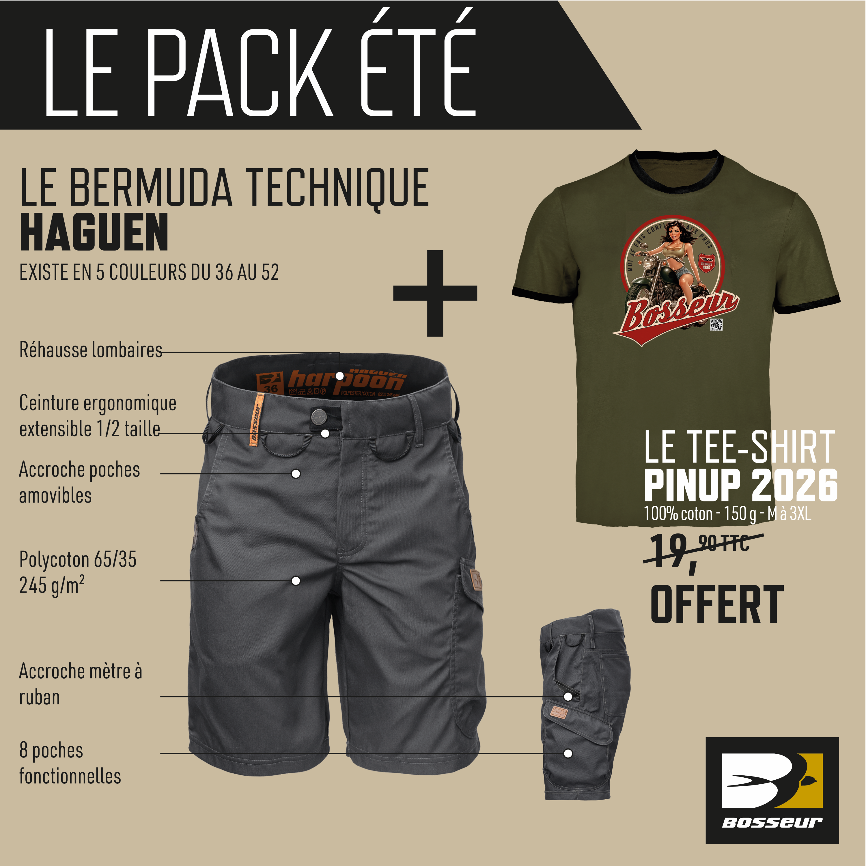Le pack été Bosseur