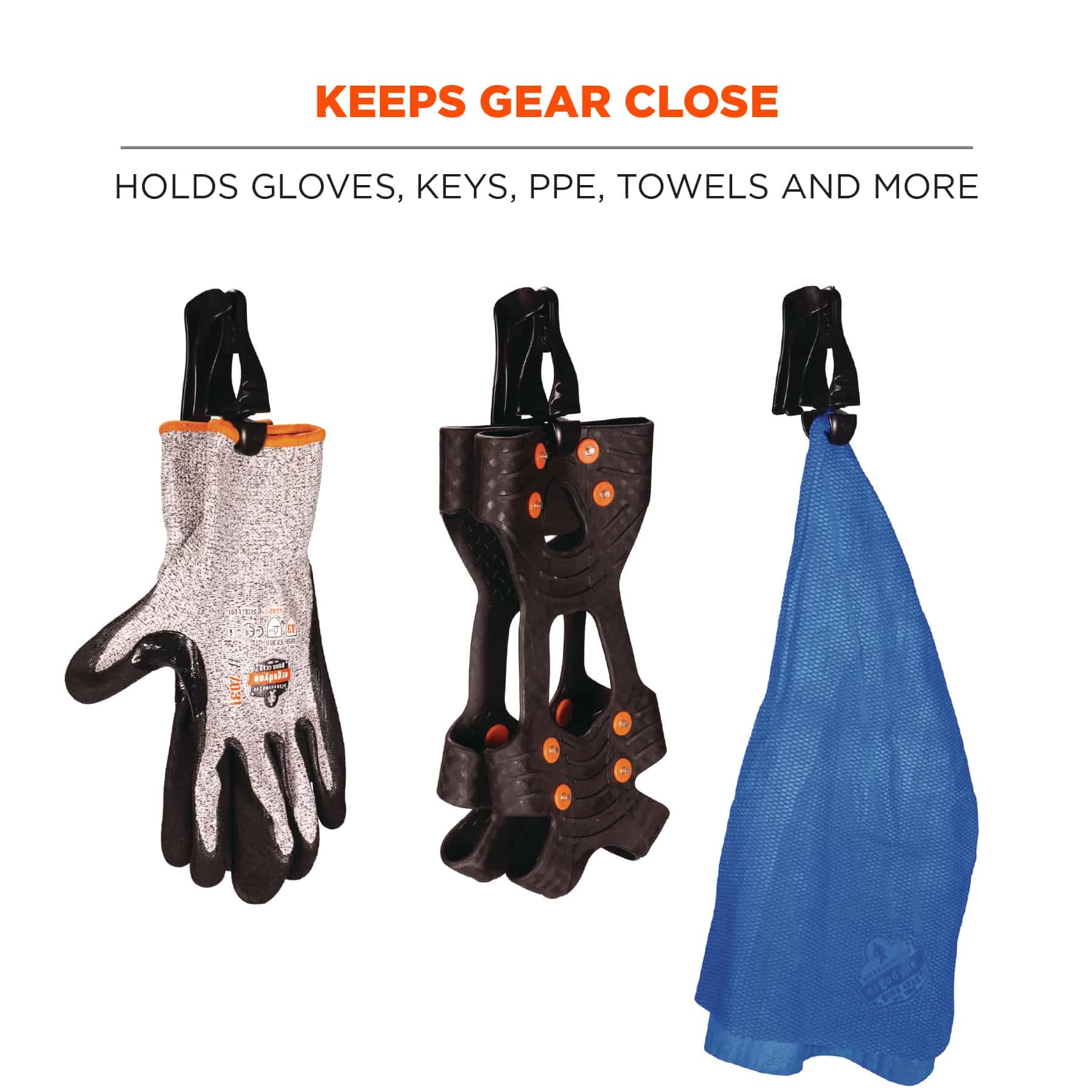 Porte-gants Squids 3405 ERGODYNE - Clip de ceinture -