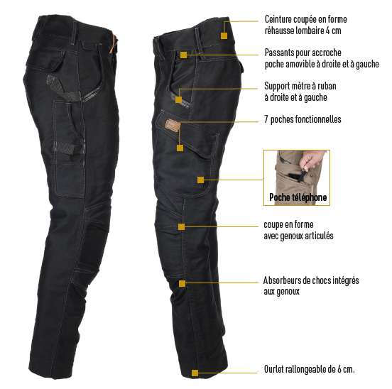 Pantalon technique BOSSEUR Harpoon Alti-Mo -