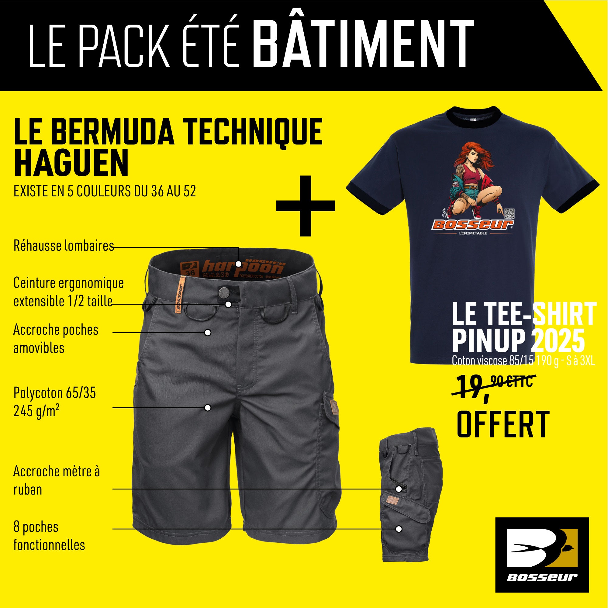 Le pack été Bâtiment Bosseur -