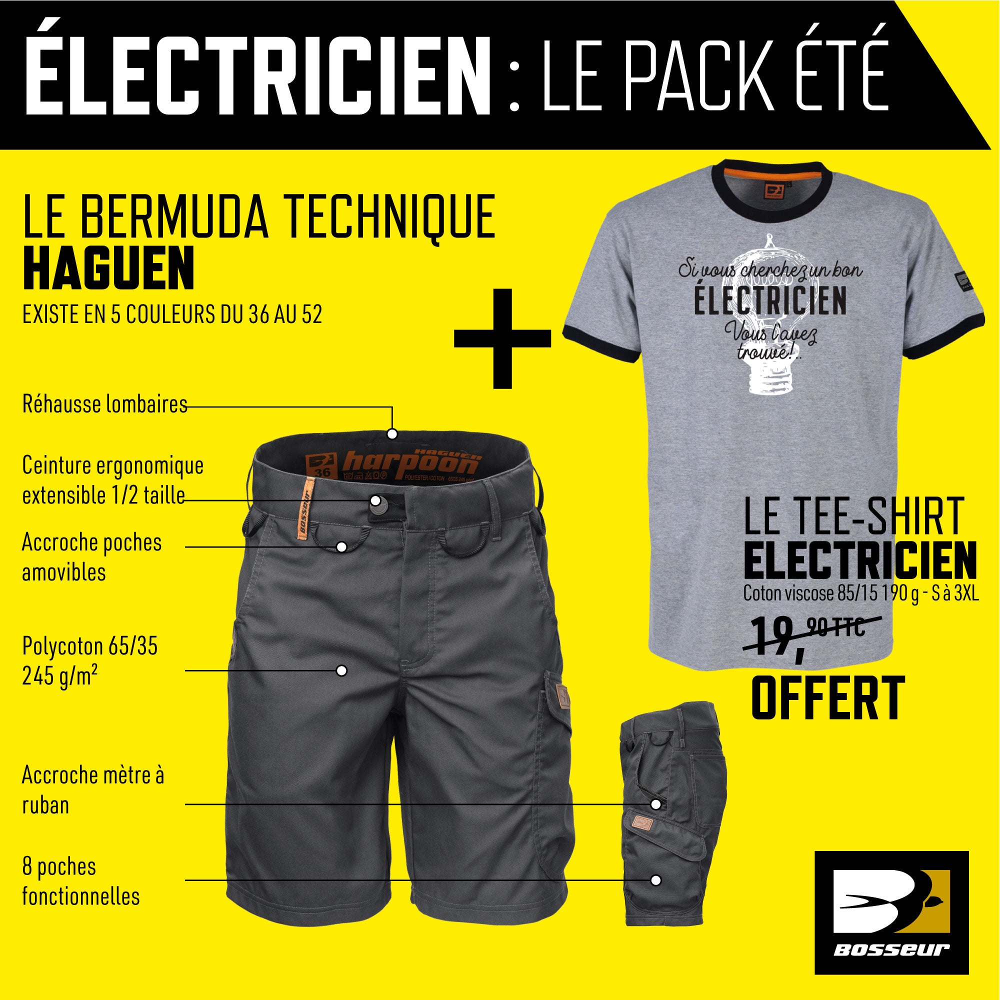 Le pack été électricien Bosseur -