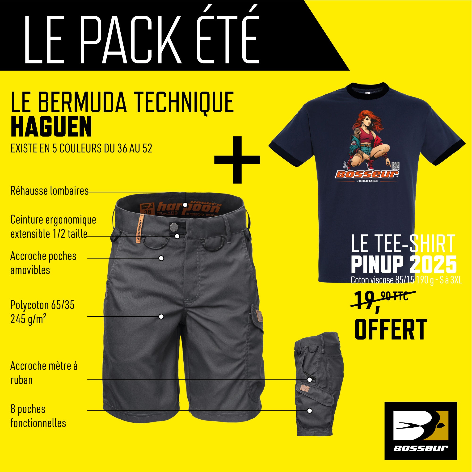 Le pack été Bosseur -