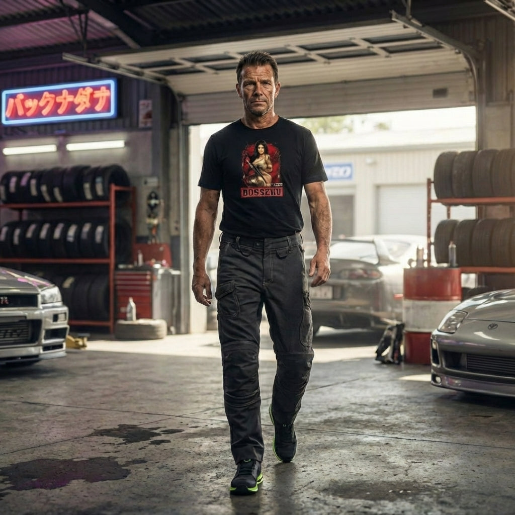 Tee-shirt BOSSEUR x LSP Pinup Manga Warrior -