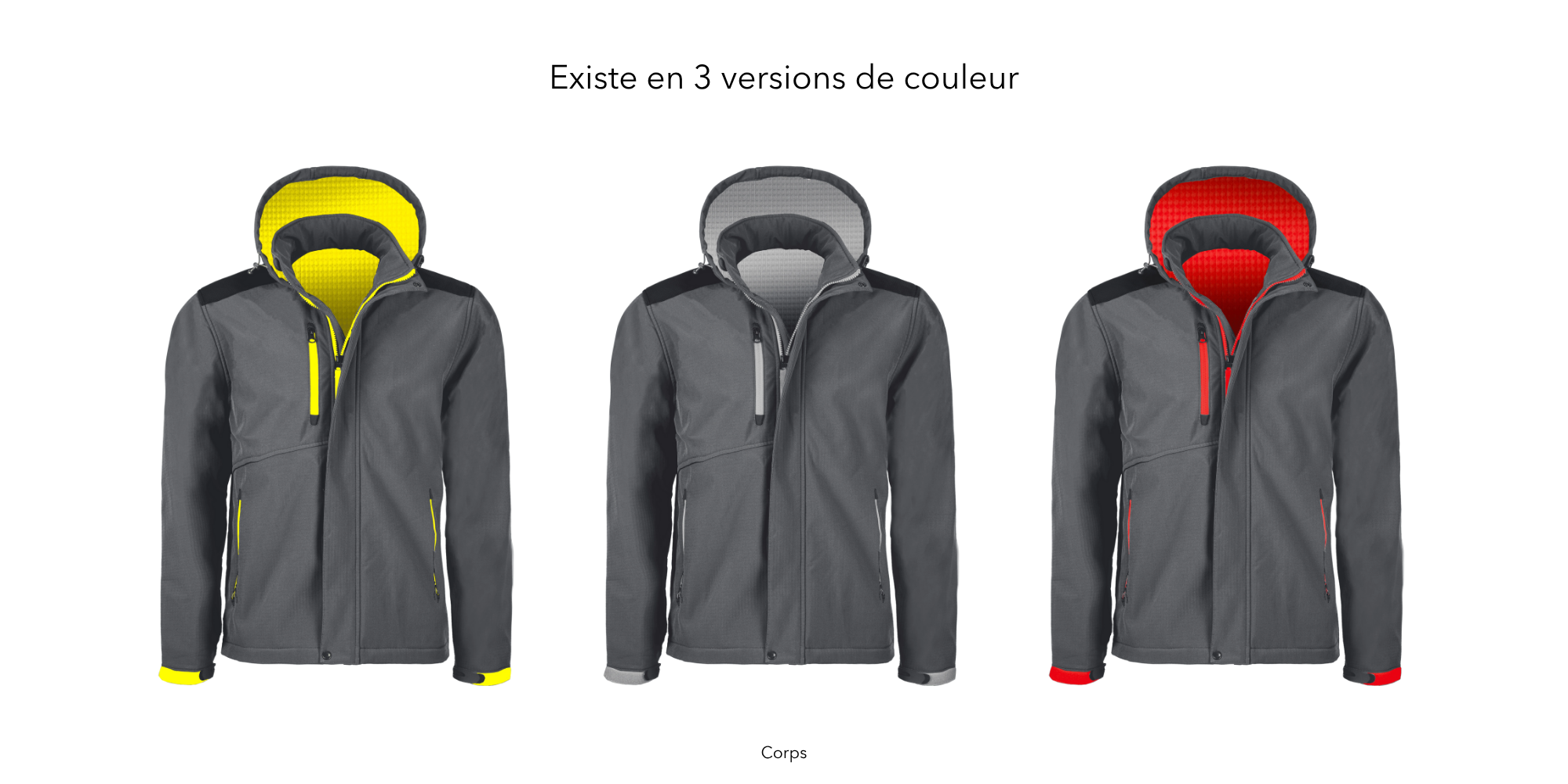 Veste Softshell 3 couches BOSSEUR Nova -