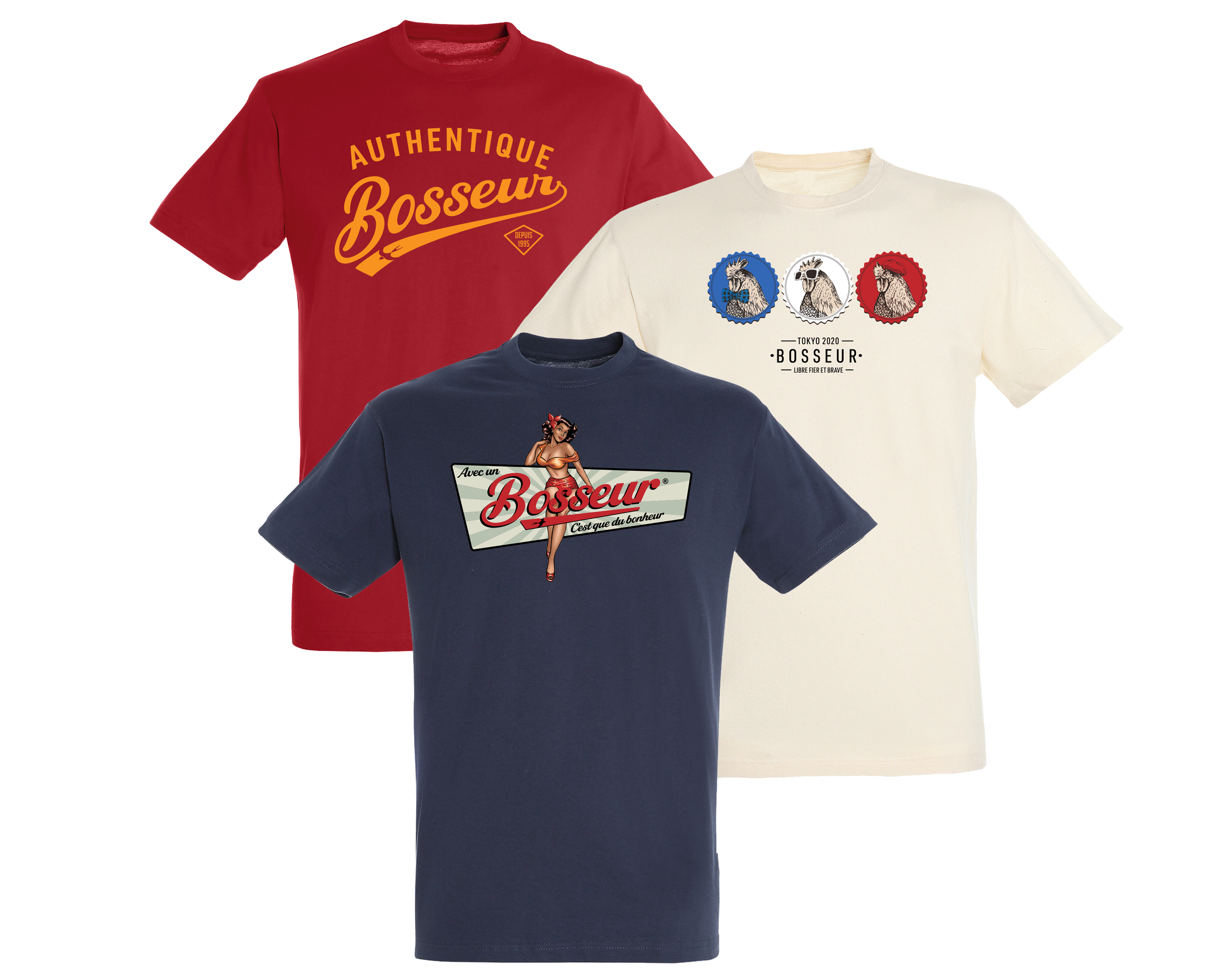 Lot de 3 tee-shirts Edition Limitée - 