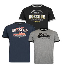 Lot de 3 tee-shirts Bosseur édition 2025