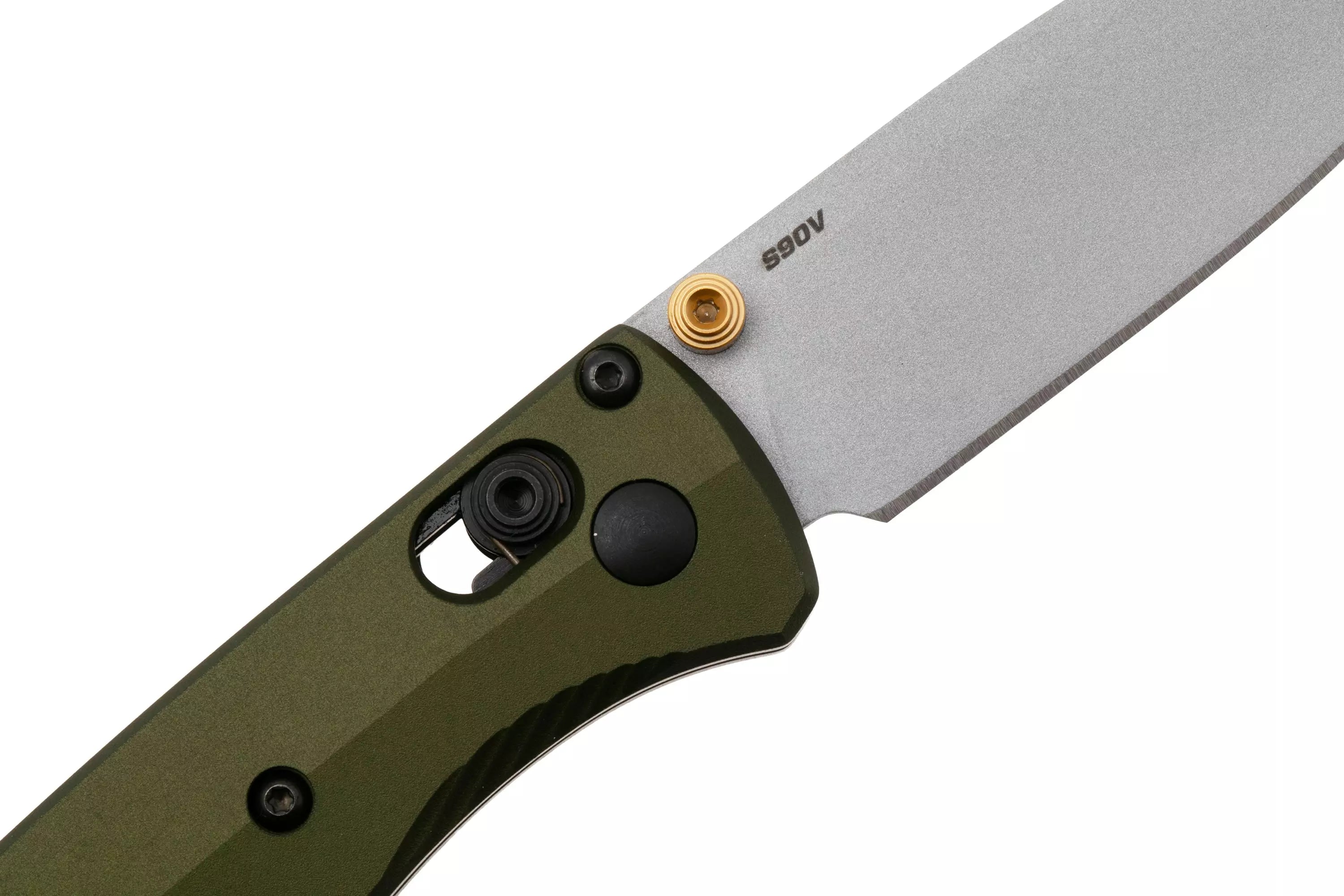 Couteau Mini Bugout 533SL-10 Manche Aluminium Vert Forêt BENCHMADE - 