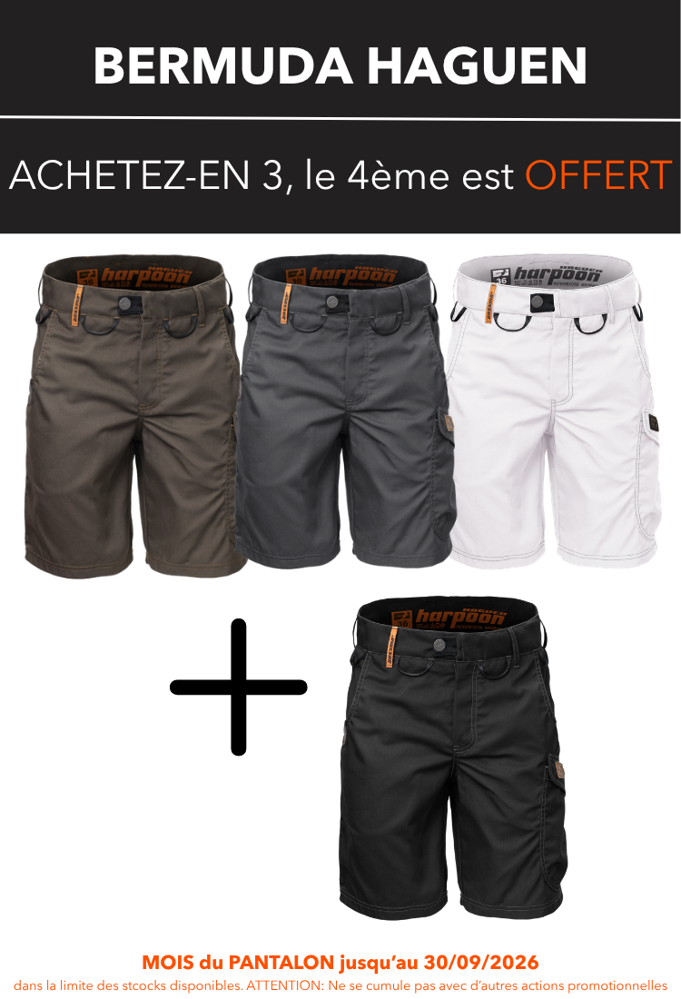 3 Bermudas Haguen Achetés, le 4ème OFFERT!