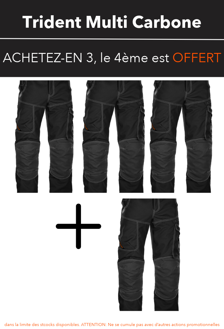 3 Trident Multi Carbone Achetés, le 4ème OFFERT!