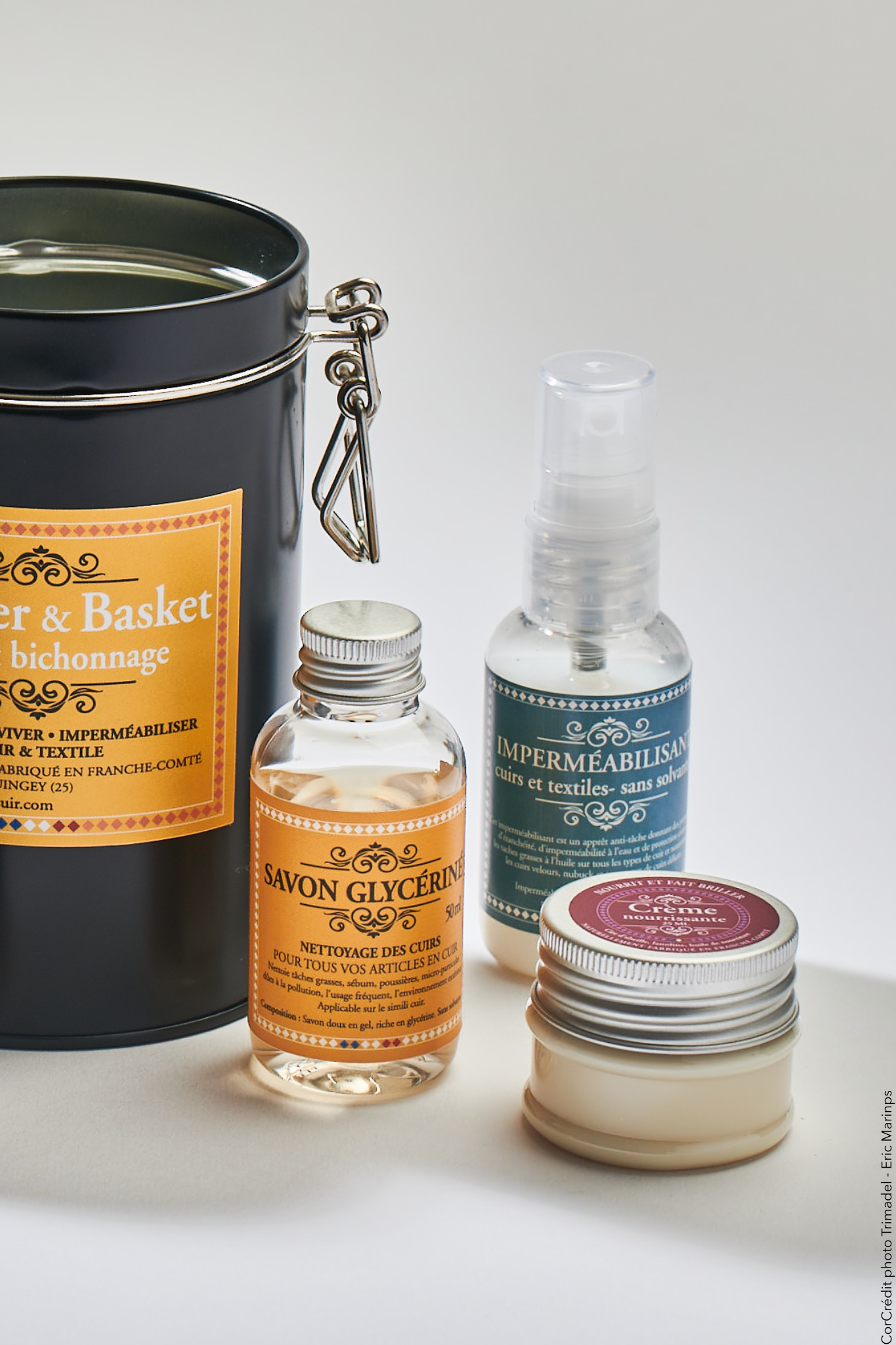 Coffret pour l'entretien des Chaussures de travail (Cuir et Textile) - 