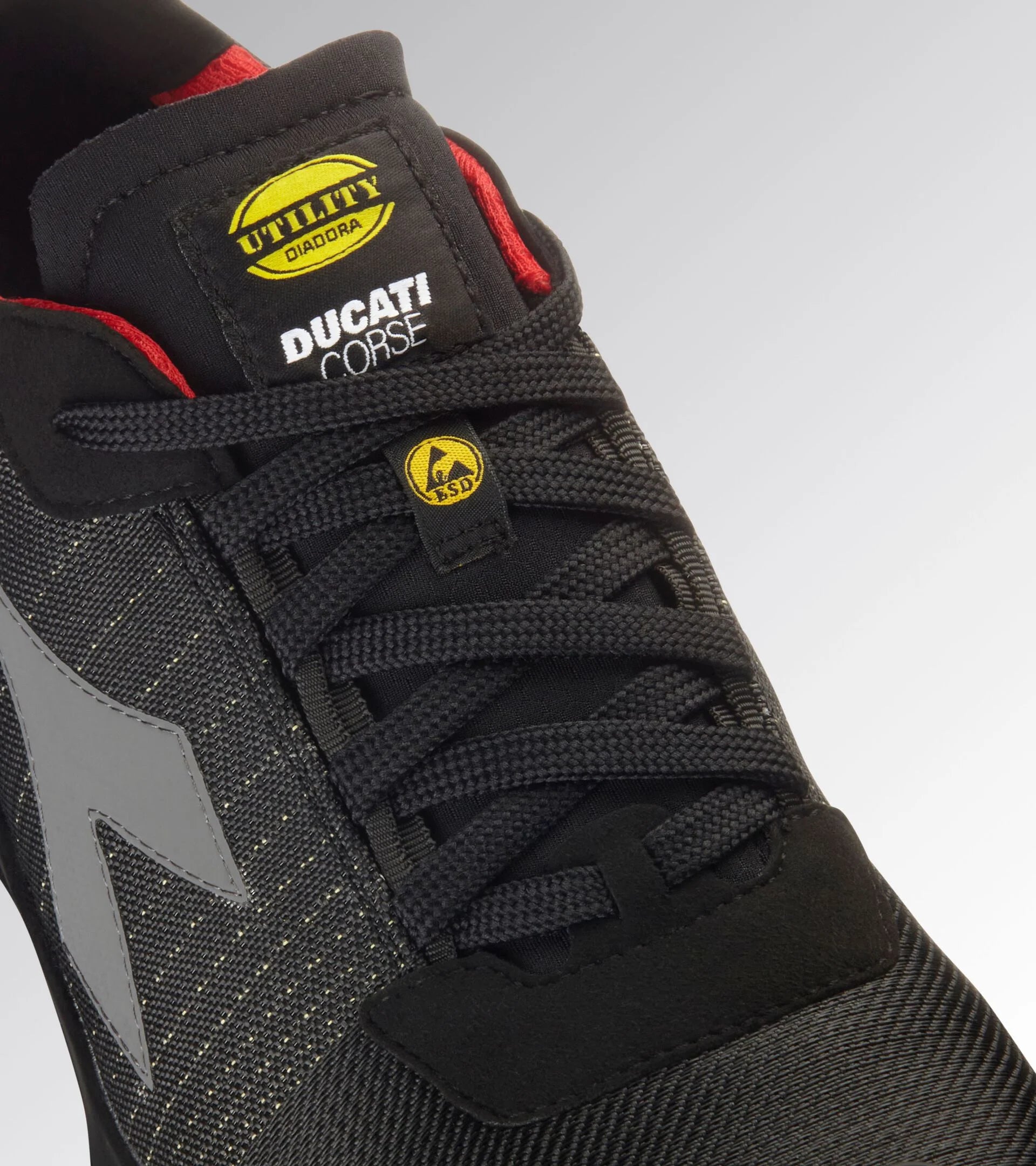 Chaussures de sécurité basses DIADORA utility x ducati corse fly motor matryx low s3l fo sr hro sc esd - 