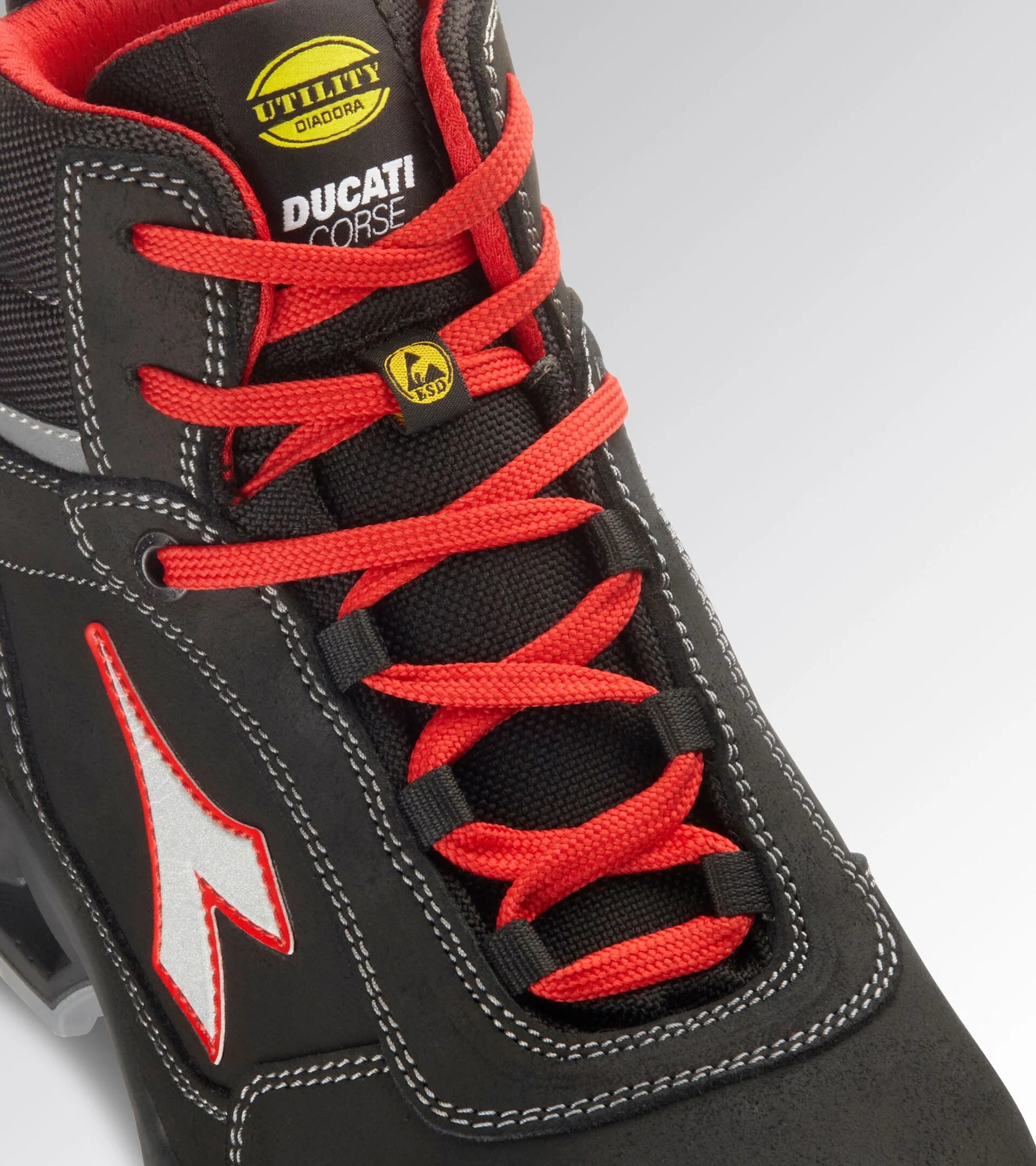 Chaussures de sécurité montantes DIADORA utility x ducati corse shark engine mid s3s fo sr esd - 