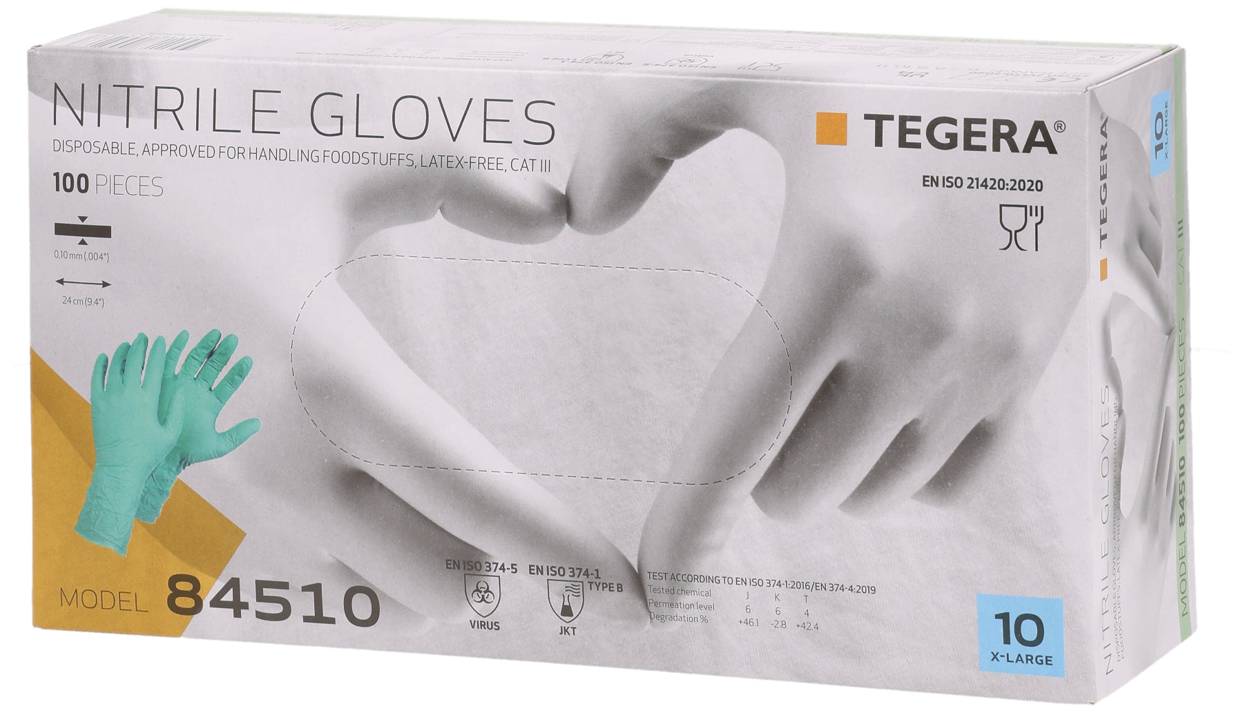 Gants jetables TEGERA 84510