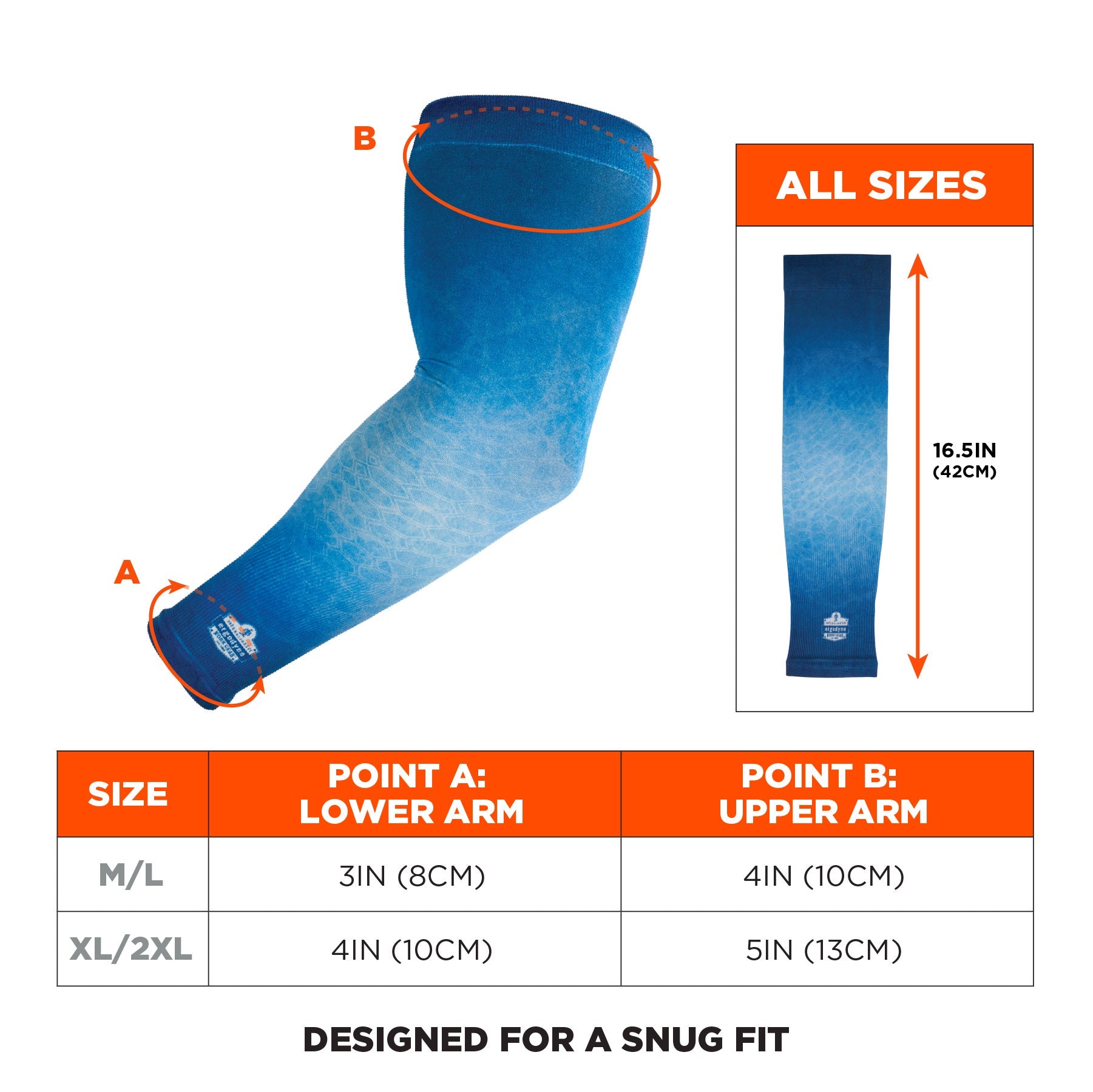 Manchons de protection solaire pour les bras Chill-Its 6695 ERGODYNE (la paire) - 