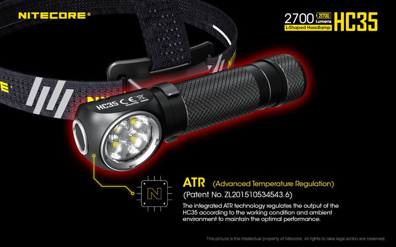 Lampe Frontale HC35 271012Lm NCHC35 NITECORE - 