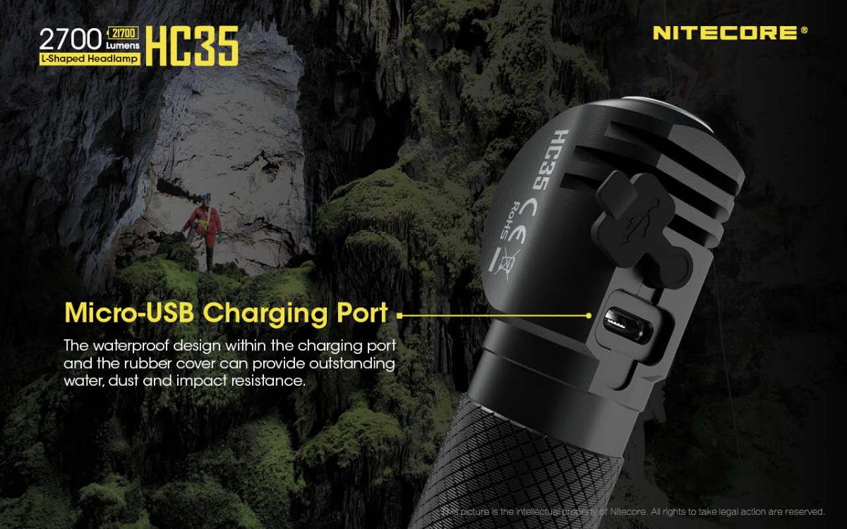 Lampe Frontale HC35 271012Lm NCHC35 NITECORE - 